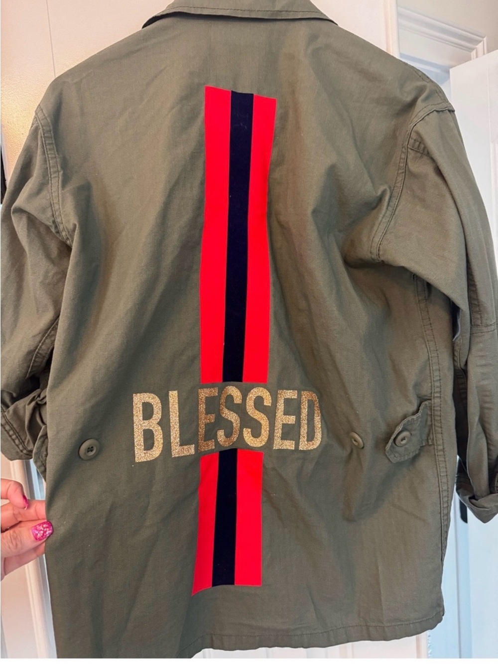 Military-Style Olive Green Field Jacket - hip chic couture